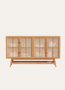 Buffet Table with Cane Work 120 x 90 cm