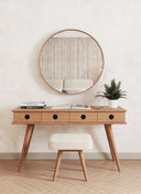 ATLAS POUF - 40 CM, CREAM