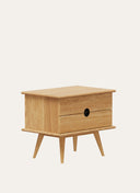ATLAS NIGHTSTAND WITH DRAWERS - 51 CM