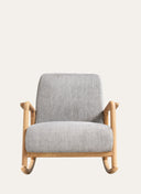 BONY ROCKING ARMCHAIR GREY