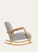 BONY ROCKING ARMCHAIR GREY