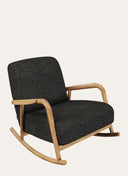BONY ROCKING ARMCHAIR BLACK