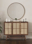 Buffet with Grooved Design 120 x 90 cm