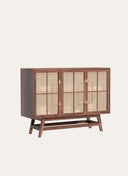 Buffet with Grooved Design 120 x 90 cm