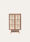 BUFFET CABINET WITH WICKERWORK 80 X 130 CM