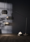 Camel Floor Lamp - Black