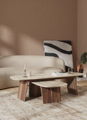 AMORPHOUS COFFEE TABLE - 150 CM, MARBLE