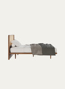 PERA BED WITH CANE HEADBOARD - 120 CM