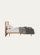 PERA BED WITH CANE HEADBOARD - 120 CM